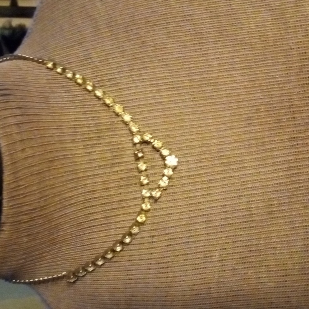 Rhinestone choker